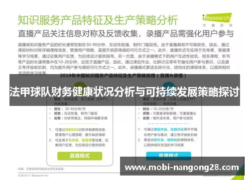 法甲球队财务健康状况分析与可持续发展策略探讨